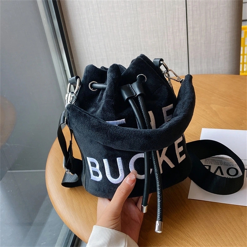 Lady's Stylish Plush Handle Bag Shipped From China By Sea