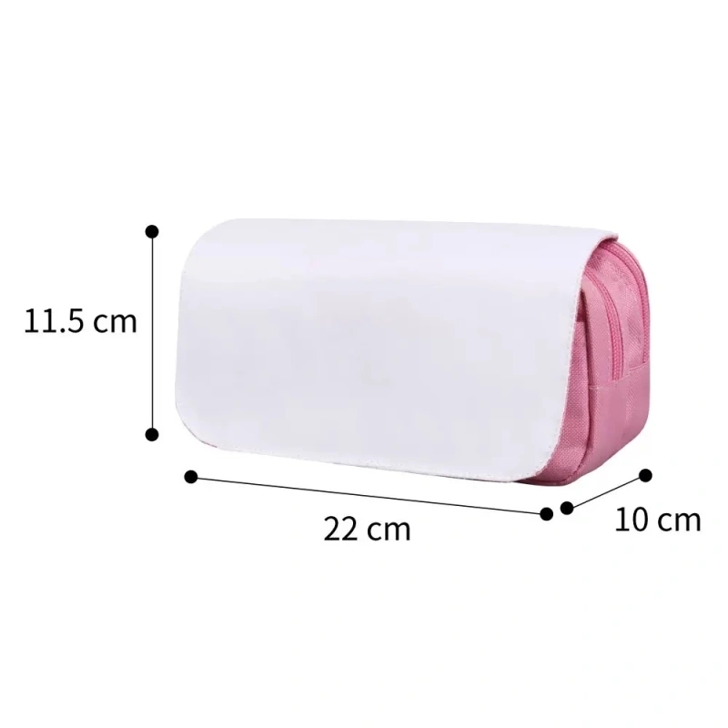 Blank Sublimation Double Layer Cosmetic Bag Shipped From China By Sea