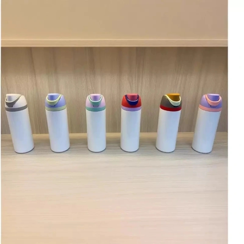 16OZ Sublimation Kid Tumbler With Handle And Flip Top Lids Shipped From China