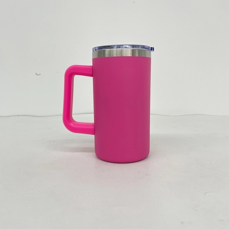 20 Pack USA Warehouse Blank Sublimation 20oz Coffee Mugs with Removable Plastic Handle