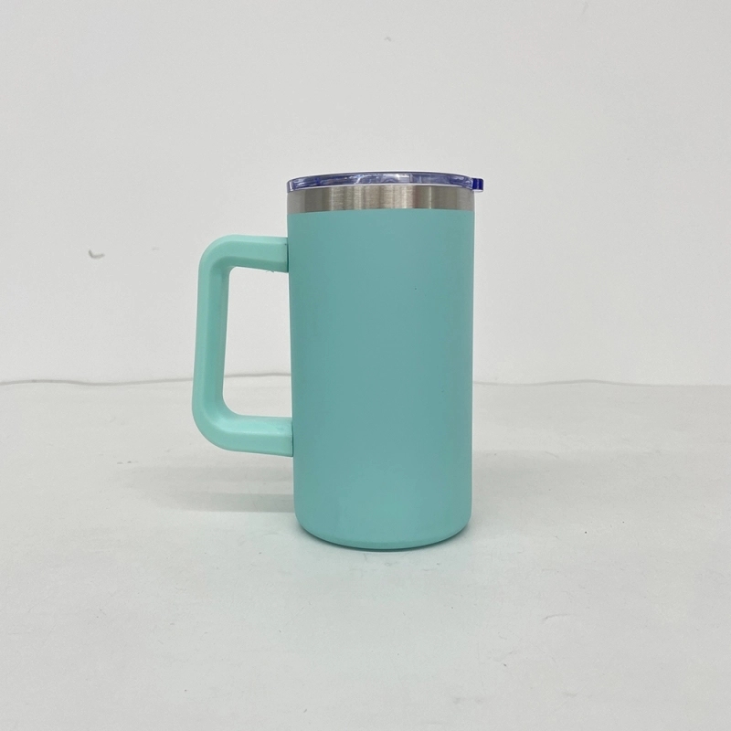 20 Pack USA Warehouse Blank Sublimation 20oz Coffee Mugs with Removable Plastic Handle