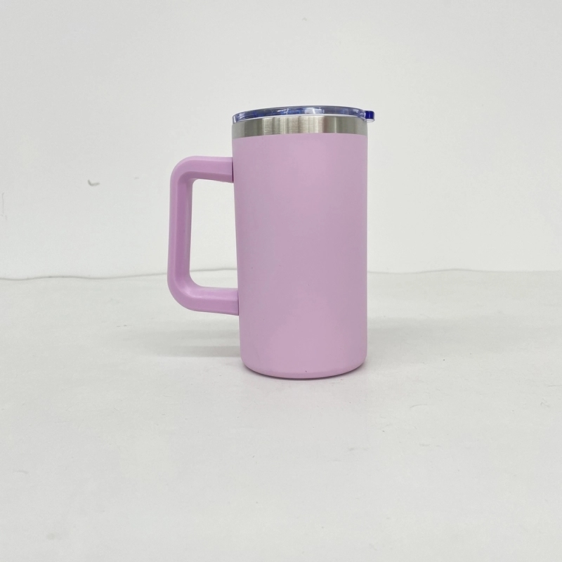 20 Pack USA Warehouse Blank Sublimation 20oz Coffee Mugs with Removable Plastic Handle