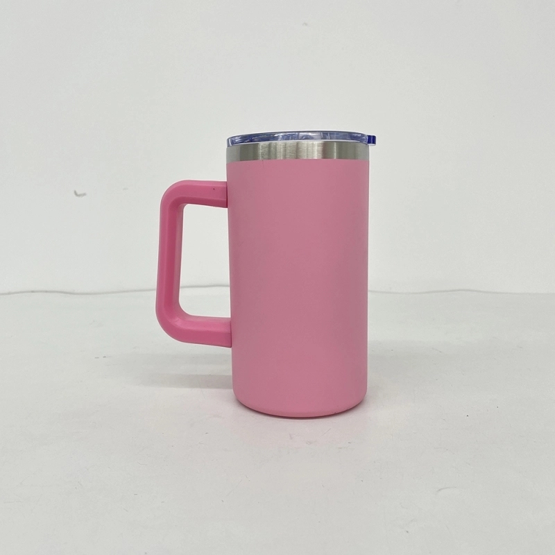 20 Pack USA Warehouse Blank Sublimation 20oz Coffee Mugs with Removable Plastic Handle