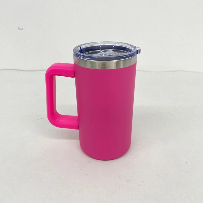 20 Pack USA Warehouse Blank Sublimation 20oz Coffee Mugs with Removable Plastic Handle