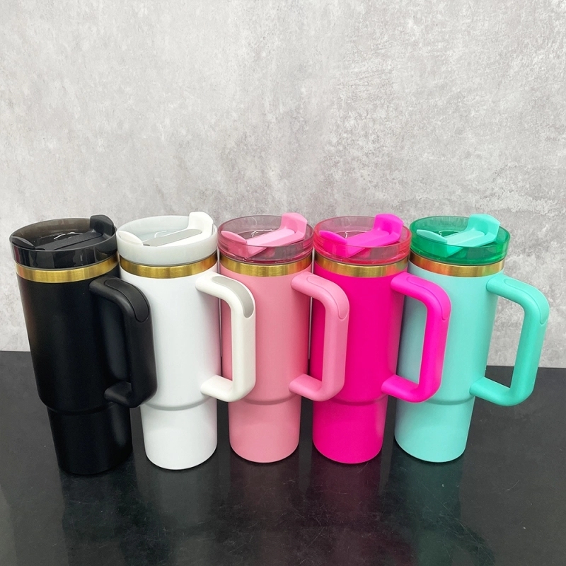 20 Pack USA Warehouse Gold Plated Powder Coated H2.0 30oz Tumbler for Laser engraving and UV DTF Wraps