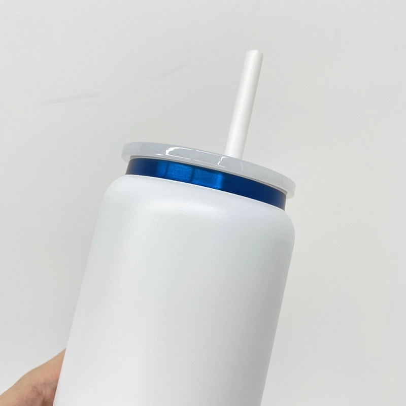 25 Pack USA Warehouse 16oz Blue Plated Vacuum Insulated Stainless Steel Can