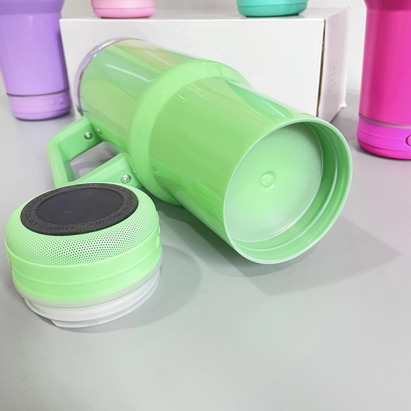 20 Pack USA Warehouse Mix Color 40oz Stainless Steel Sublimation Blanks Music Player Bluetooth Speaker Tumbler