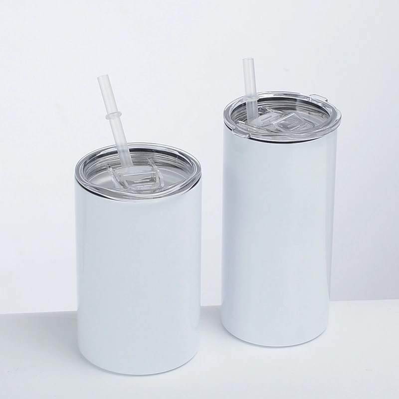 50 Pack USA Warehouse 12oz blank sublimation Can Cooler with 2 lids fatty and skinny style for choose