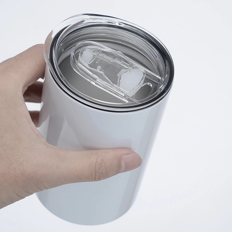 50 Pack USA Warehouse 12oz blank sublimation Can Cooler with 2 lids fatty and skinny style for choose