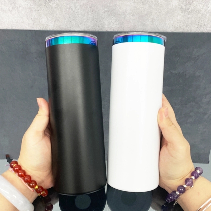 25 Pack USA Warehouse 20oz Green Underneath Christmas Color Skinny Straight Tumbler for Laser Engraving