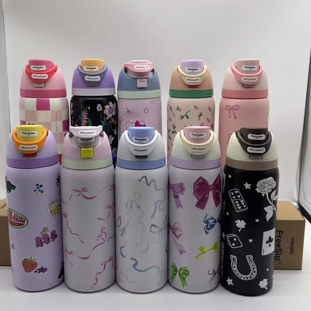 25 Pack China Warehouse 24oz 32oz Stainless Steel Sports Water Bottle Tumbler