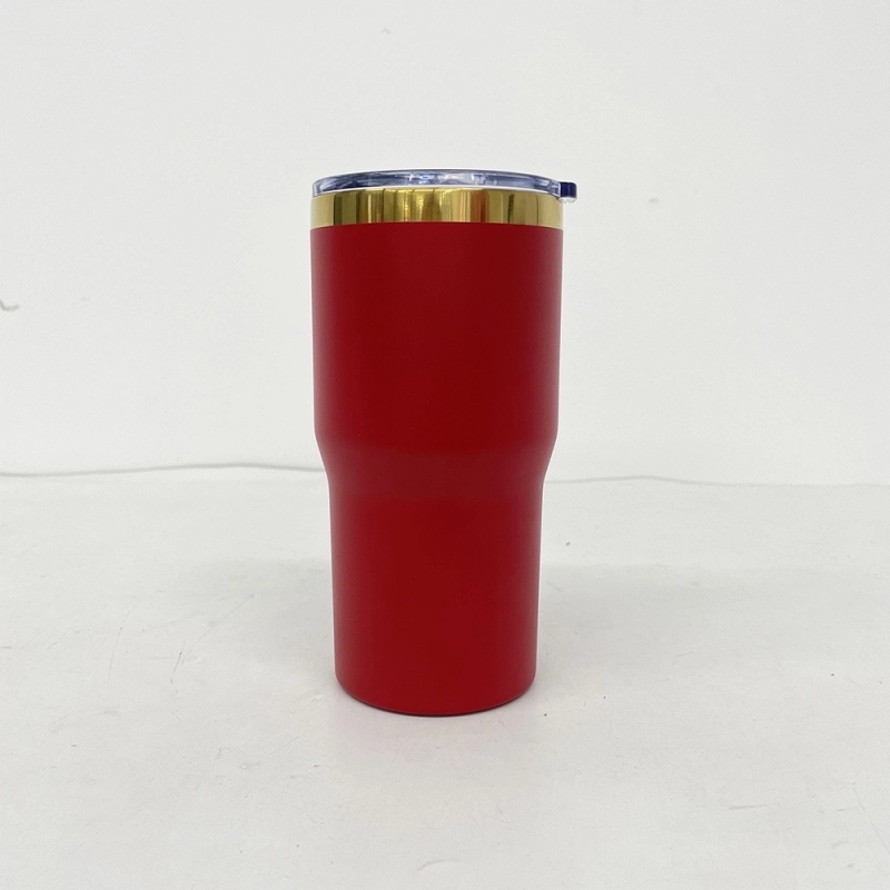 24 Pack USA Warehouse Mirror Gold Plated 20oz Coffee Travel Mug with Leak Proof Slide Lids for Laser Engraving