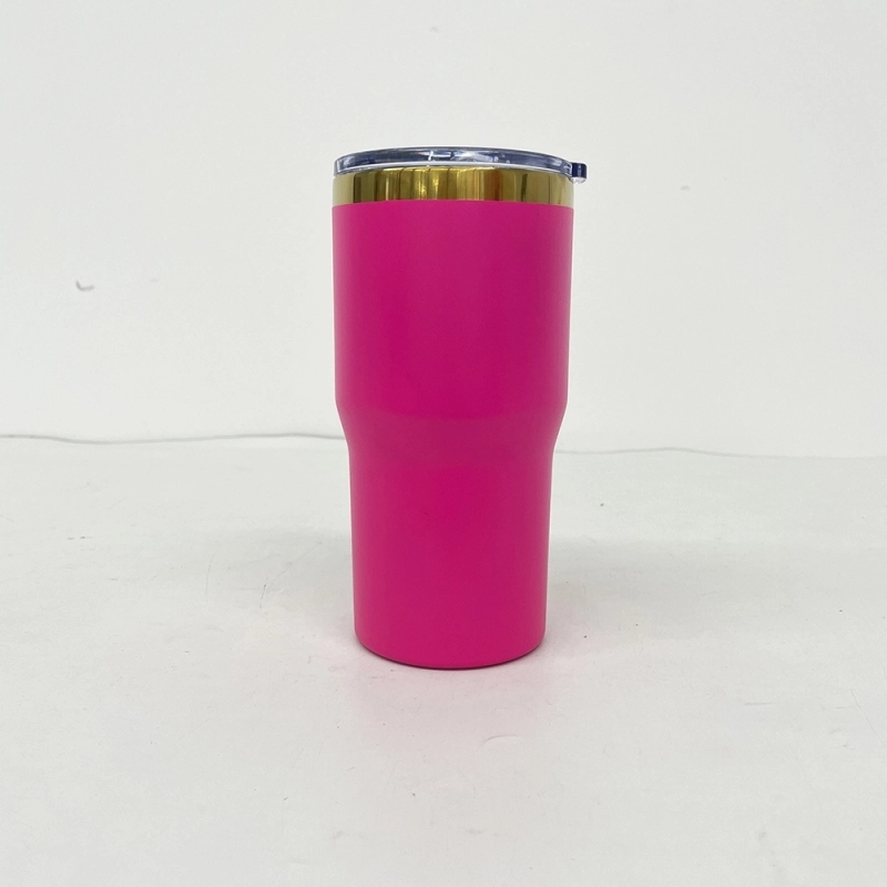 24 Pack USA Warehouse Mirror Gold Plated 20oz Coffee Travel Mug with Leak Proof Slide Lids for Laser Engraving
