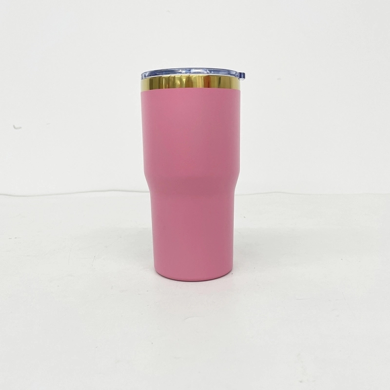 24 Pack USA Warehouse Mirror Gold Plated 20oz Coffee Travel Mug with Leak Proof Slide Lids for Laser Engraving