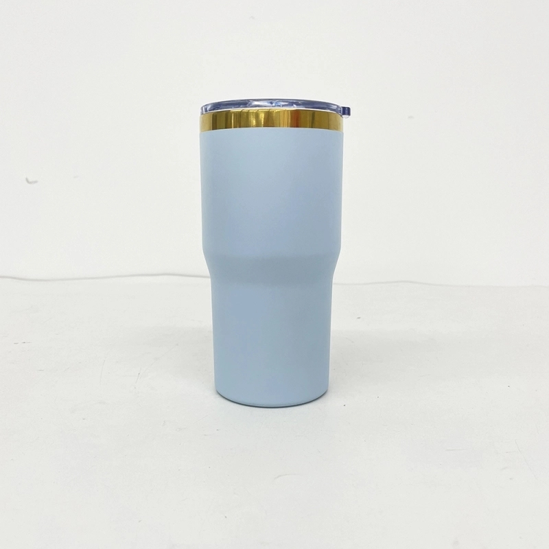 24 Pack USA Warehouse Mirror Gold Plated 20oz Coffee Travel Mug with Leak Proof Slide Lids for Laser Engraving