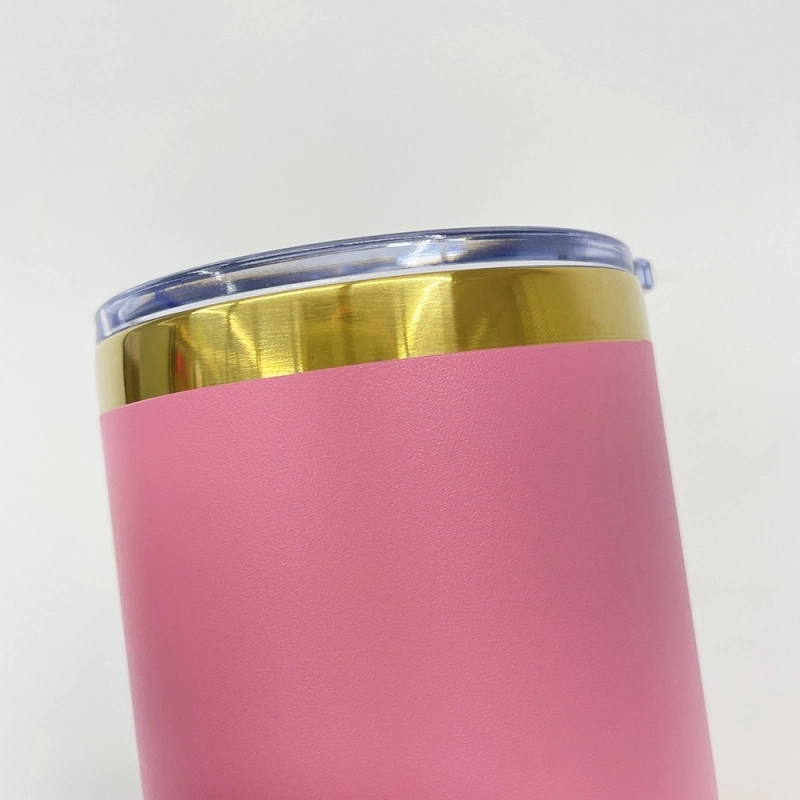 24 Pack USA Warehouse Mirror Gold Plated 20oz Coffee Travel Mug with Leak Proof Slide Lids for Laser Engraving