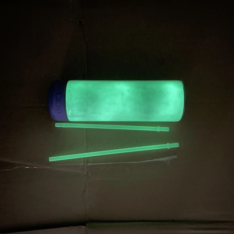 25 Pack USA Warehouse Blank Sublimation Glow In Dark 20oz Speaker Tumbler With Lid And Straw