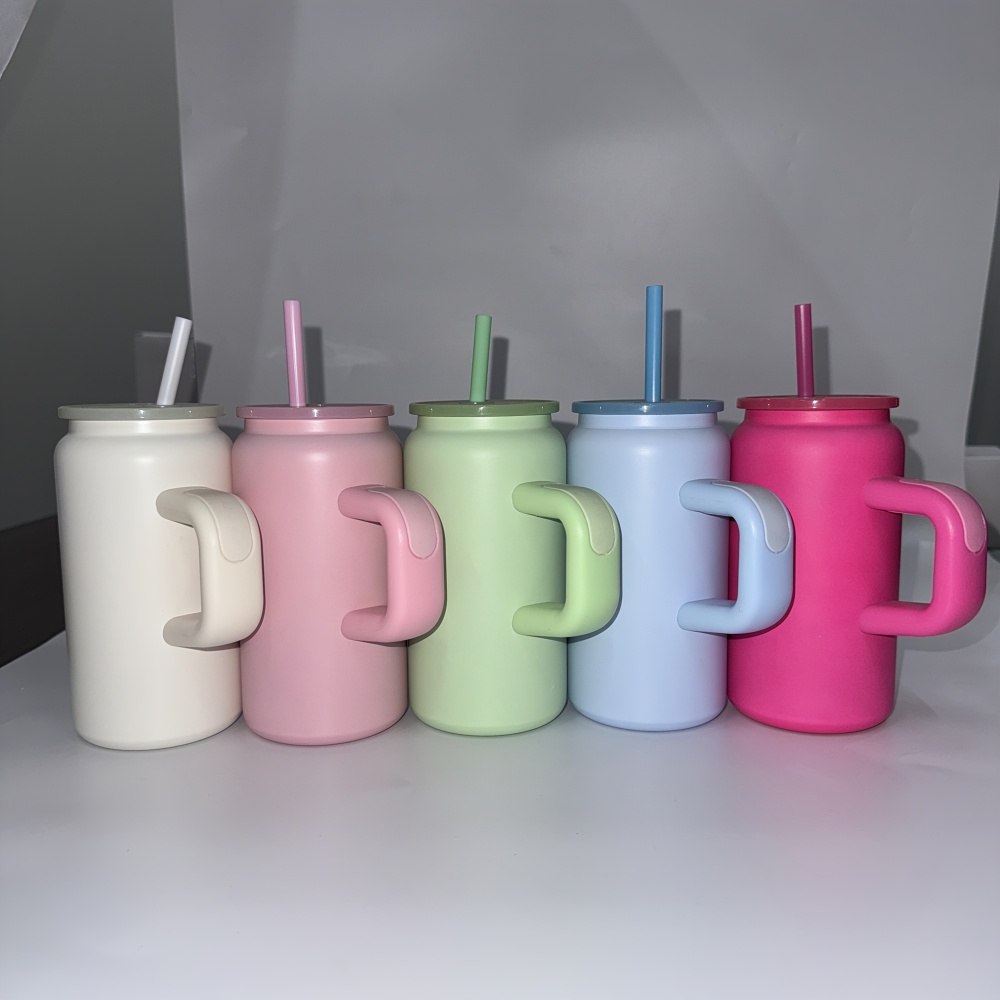25pcs Stainless Steel Tumblers With Lids & Straws