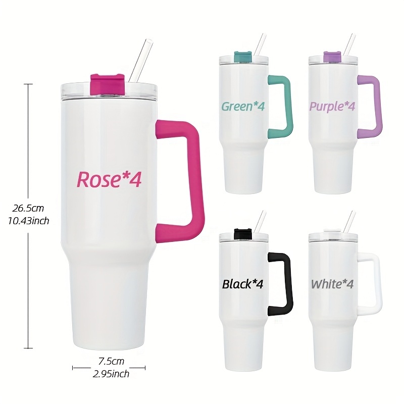 20 Pack 40oz Stainless Steel Insulated Tumblers with Lids & Straws