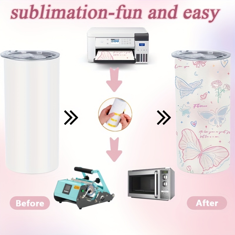 25pcs 15oz Premium Sublimation Skinny Tumbler Double Wall Insulated Stainless Steel Cup With Lid And Straw
