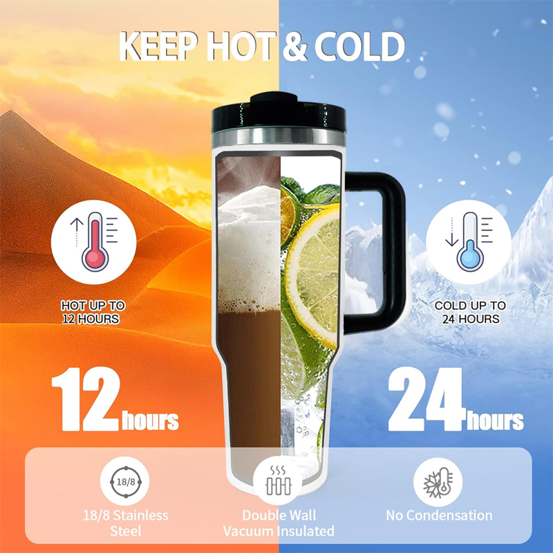40oz Personalized Zodiac Constellations Tumblers Travel Mugs 40 oz Car Travel Tumbler