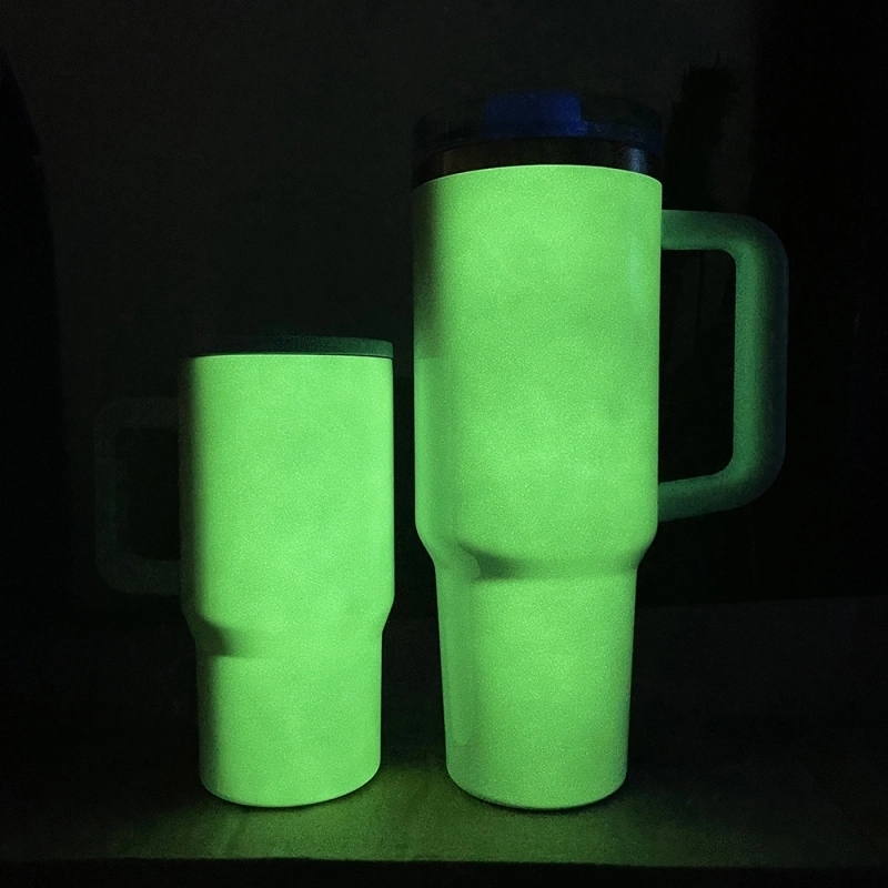 25 Pack USA Warehouse Halloween Parent-child 20oz Glow in Dark Leakproof Flip Top Straw Tumbler for Sublimation