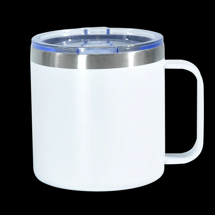 US Warehouse 12oz powder coated mugs with stainless straw +straw brush
