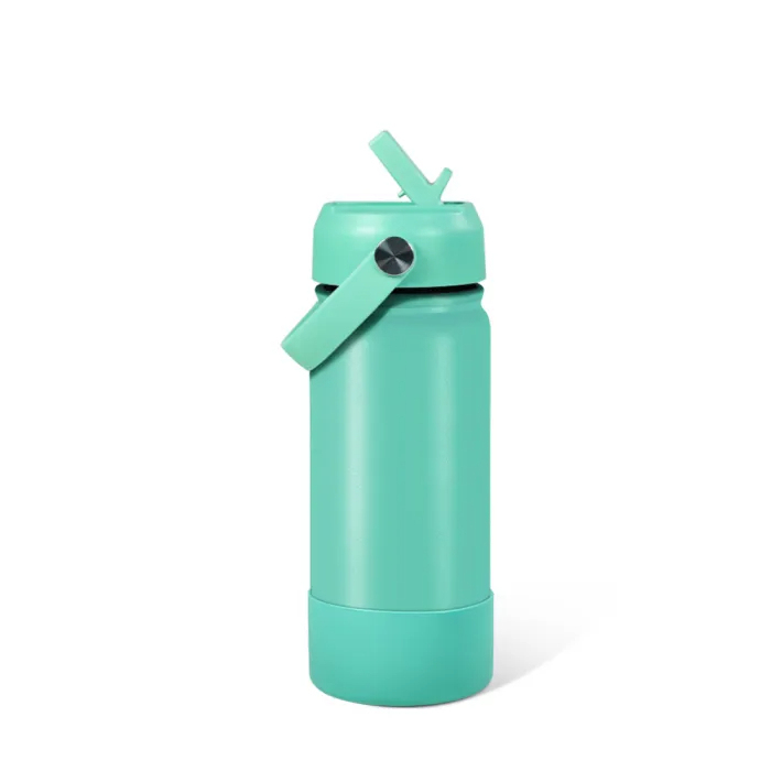 US Warehouse 18oz/32oz Powder Coated Sports Water Bottle with silicone bottom