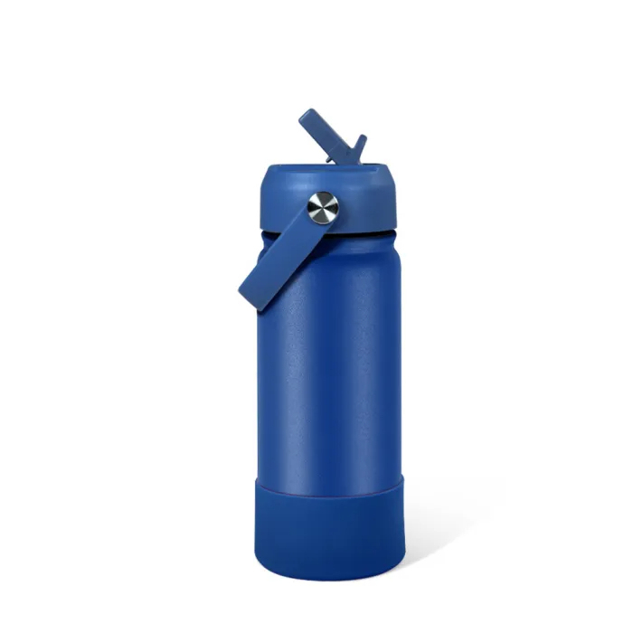 US Warehouse 18oz/32oz Powder Coated Sports Water Bottle with silicone bottom
