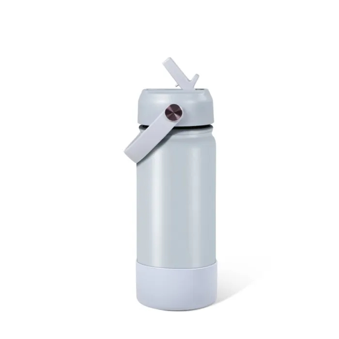US Warehouse 18oz/32oz Powder Coated Sports Water Bottle with silicone bottom