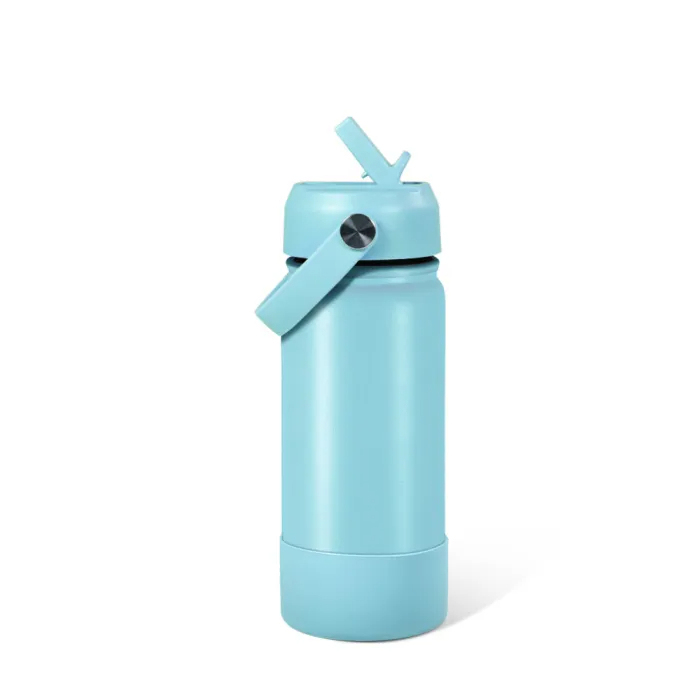 US Warehouse 18oz/32oz Powder Coated Sports Water Bottle with silicone bottom