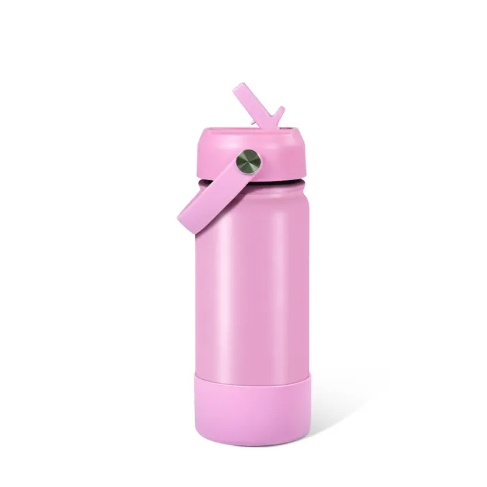 US Warehouse 18oz/32oz Powder Coated Sports Water Bottle with silicone bottom