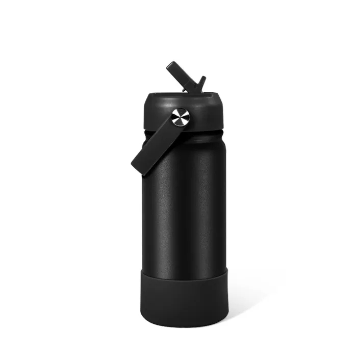 US Warehouse 18oz/32oz Powder Coated Sports Water Bottle with silicone bottom