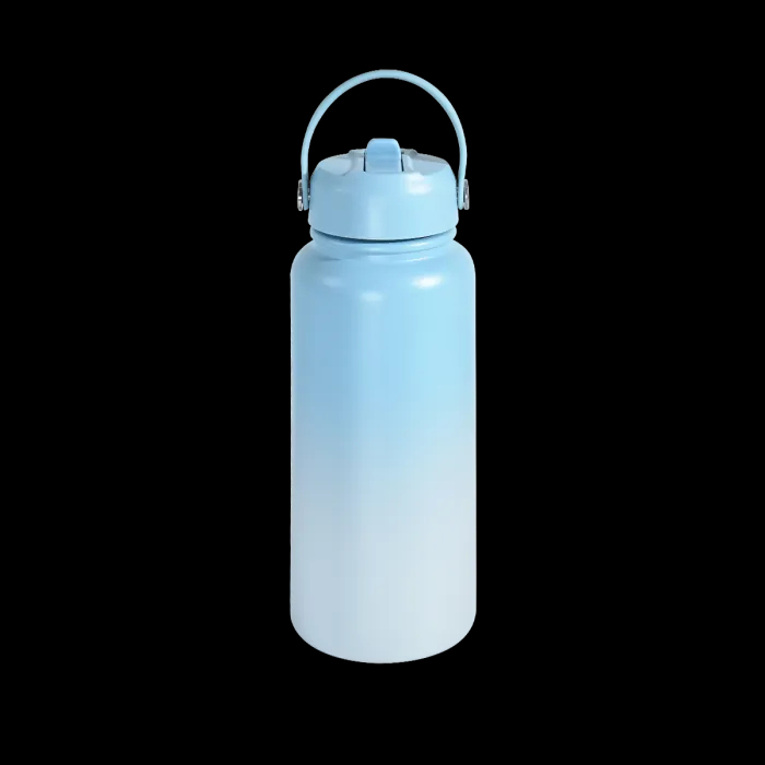 US Warehouse 32oz Gradient Powder Coated Sports Water Bottle
