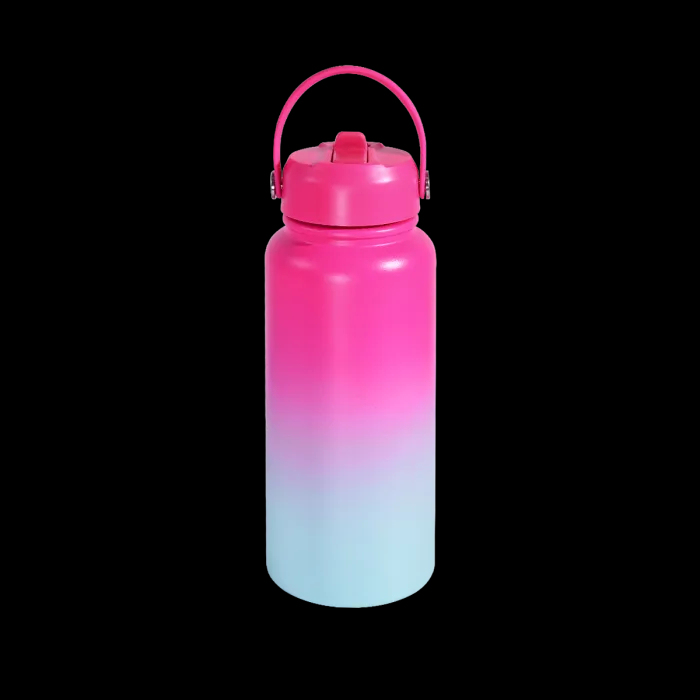 US Warehouse 32oz Gradient Powder Coated Sports Water Bottle