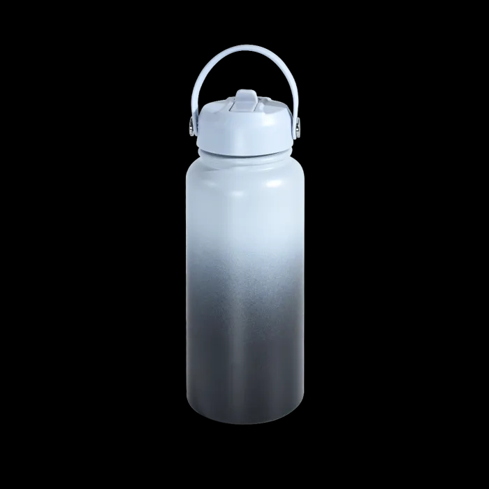 US Warehouse 32oz Gradient Powder Coated Sports Water Bottle