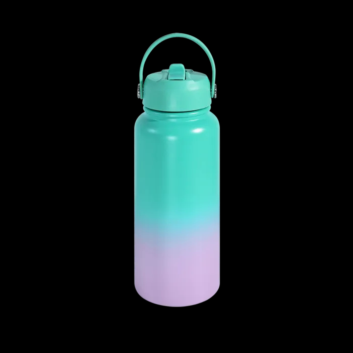 US Warehouse 32oz Gradient Powder Coated Sports Water Bottle