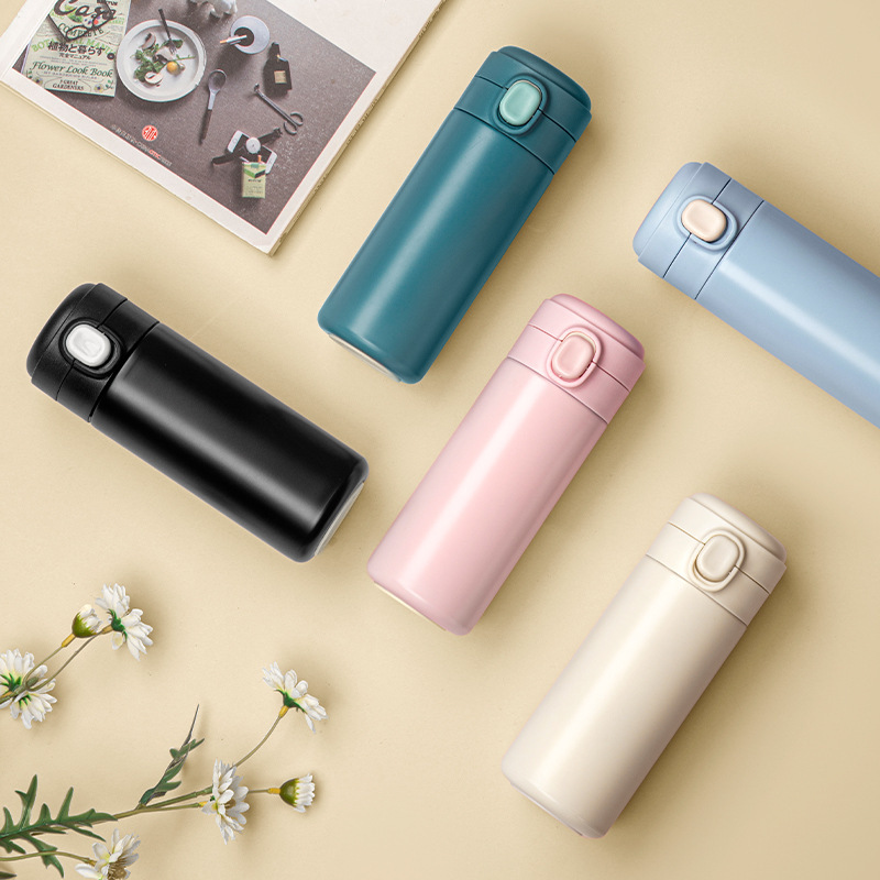 11oz Stainless Steel Vacuum Insulation Flask Thermos Pea Cups
