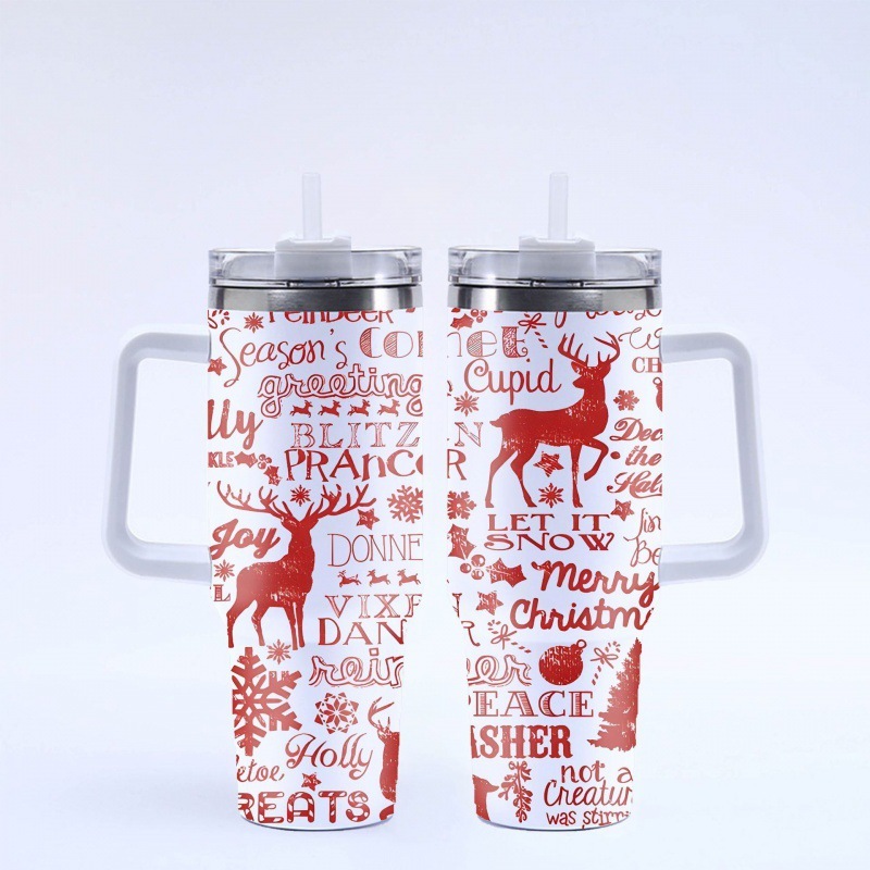 New creative 40oz Christmas and Halloween gift tumbler