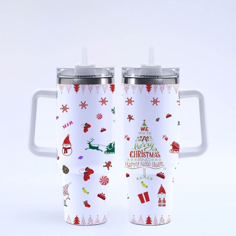 New creative 40oz Christmas and Halloween gift tumbler