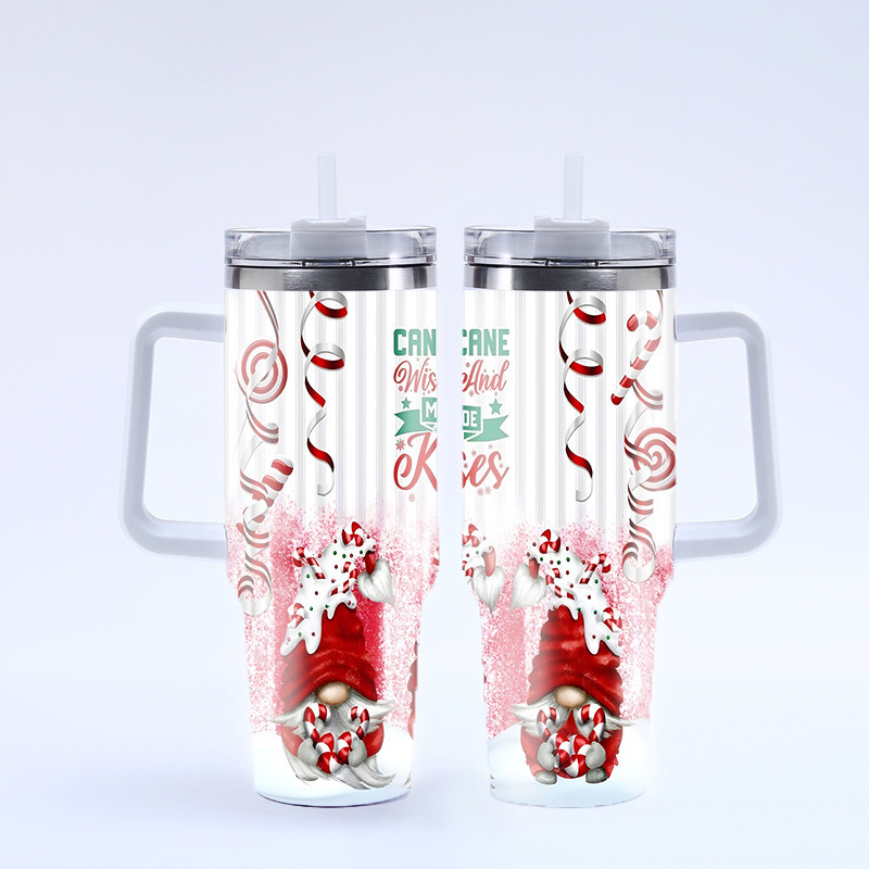 New creative 40oz Christmas and Halloween gift tumbler
