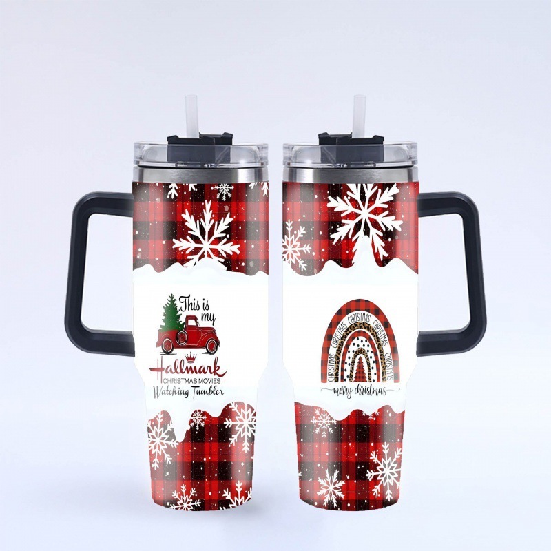 New creative 40oz Christmas and Halloween gift tumbler