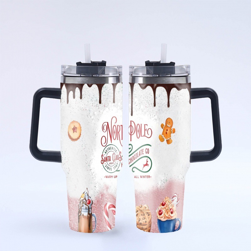 New creative 40oz Christmas and Halloween gift tumbler