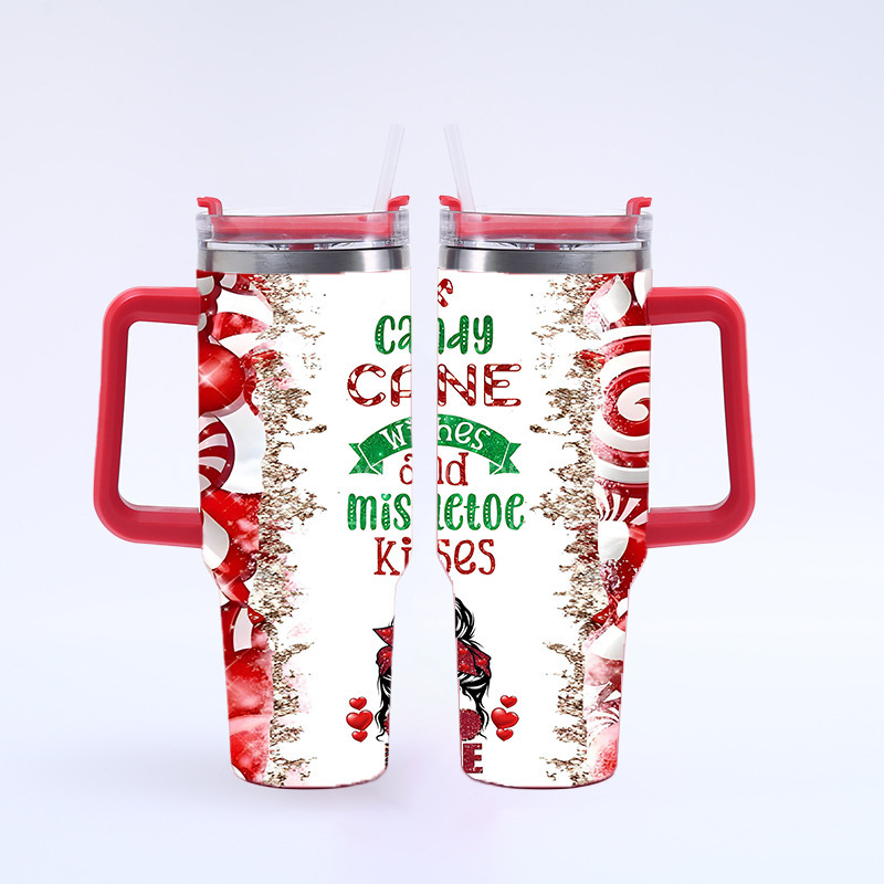 New creative 40oz Christmas and Halloween gift tumbler