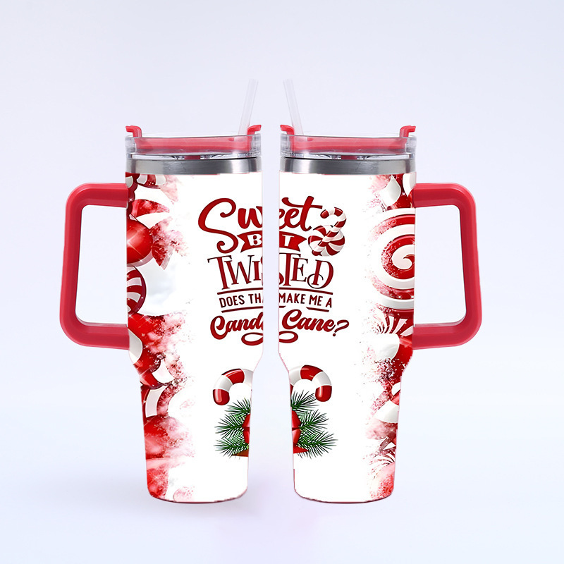 New creative 40oz Christmas and Halloween gift tumbler