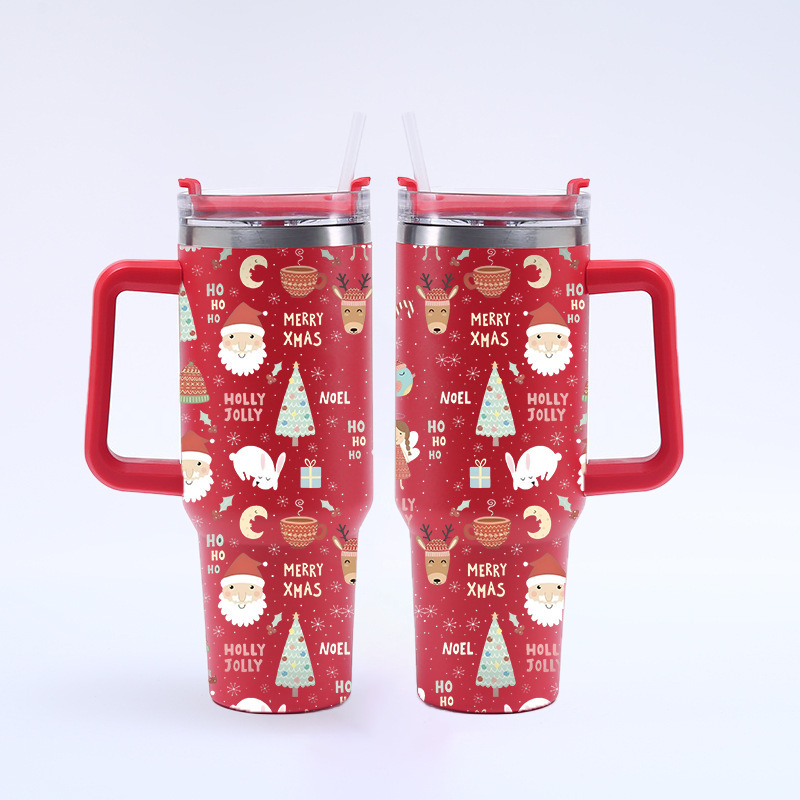New creative 40oz Christmas and Halloween gift tumbler