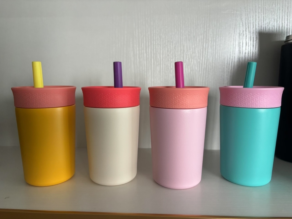 12oz mini kids straw tumblers owal styles