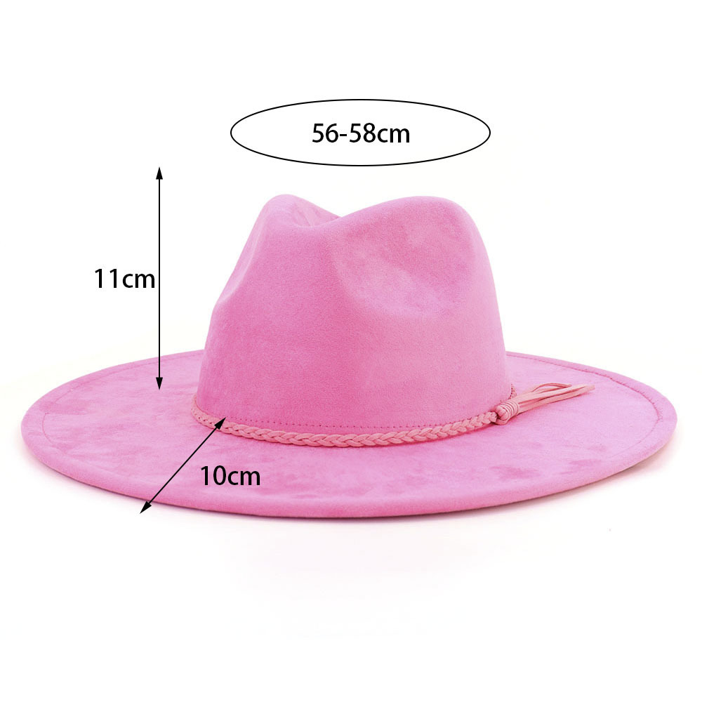Wide Brim Vegan Suede Blank Hat-USA