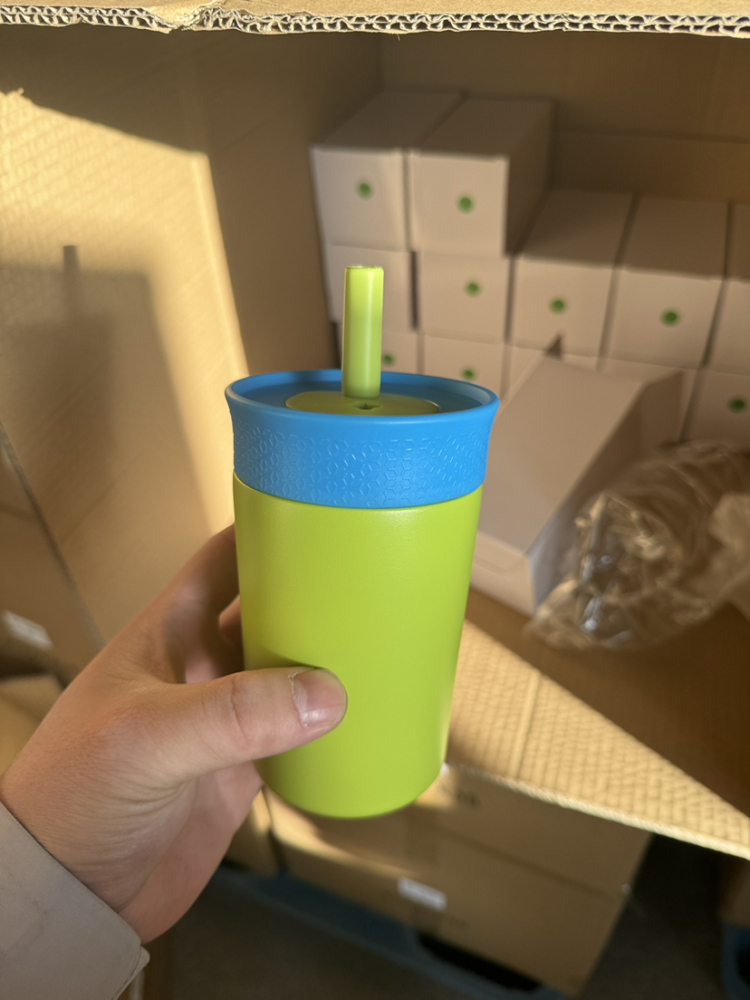 12oz mini kids straw tumblers owal styles