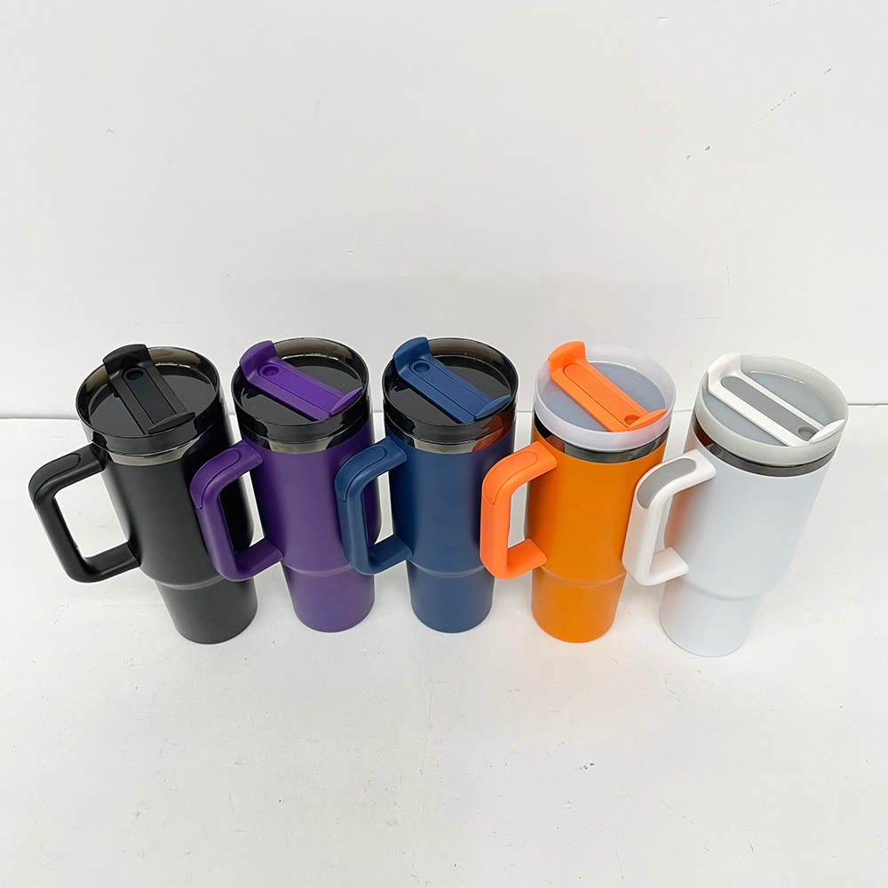 20 Pack USA Warehouse Halloween Parent Child Style H2.0 40oz Mirror Black Plated Underneath Tumblers for Laser Engraving